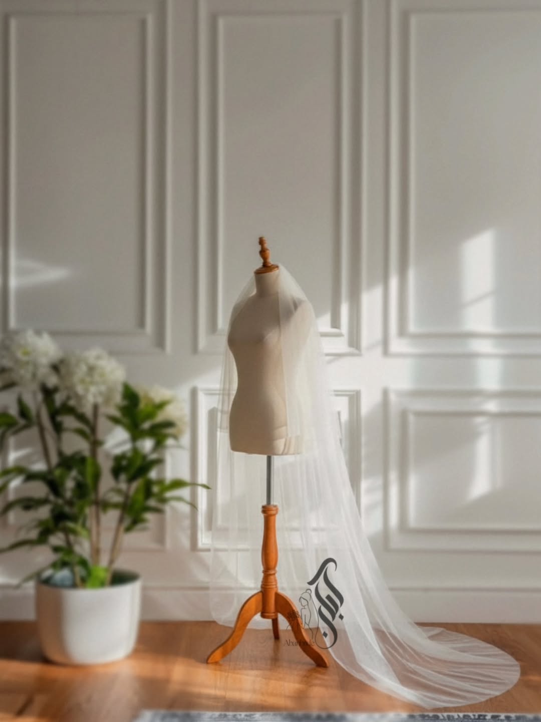 تور ساده عروس ۳متری