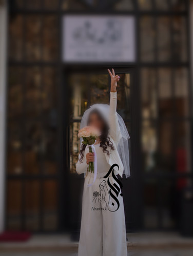 تور سر ساده عروس مدل حورا🌸