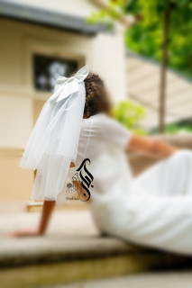 تور سر پاپیونی عروس 👰🏻♀️
