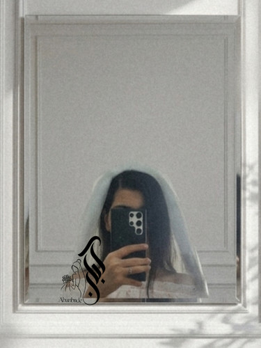 تور سر عروس تل دار ساده